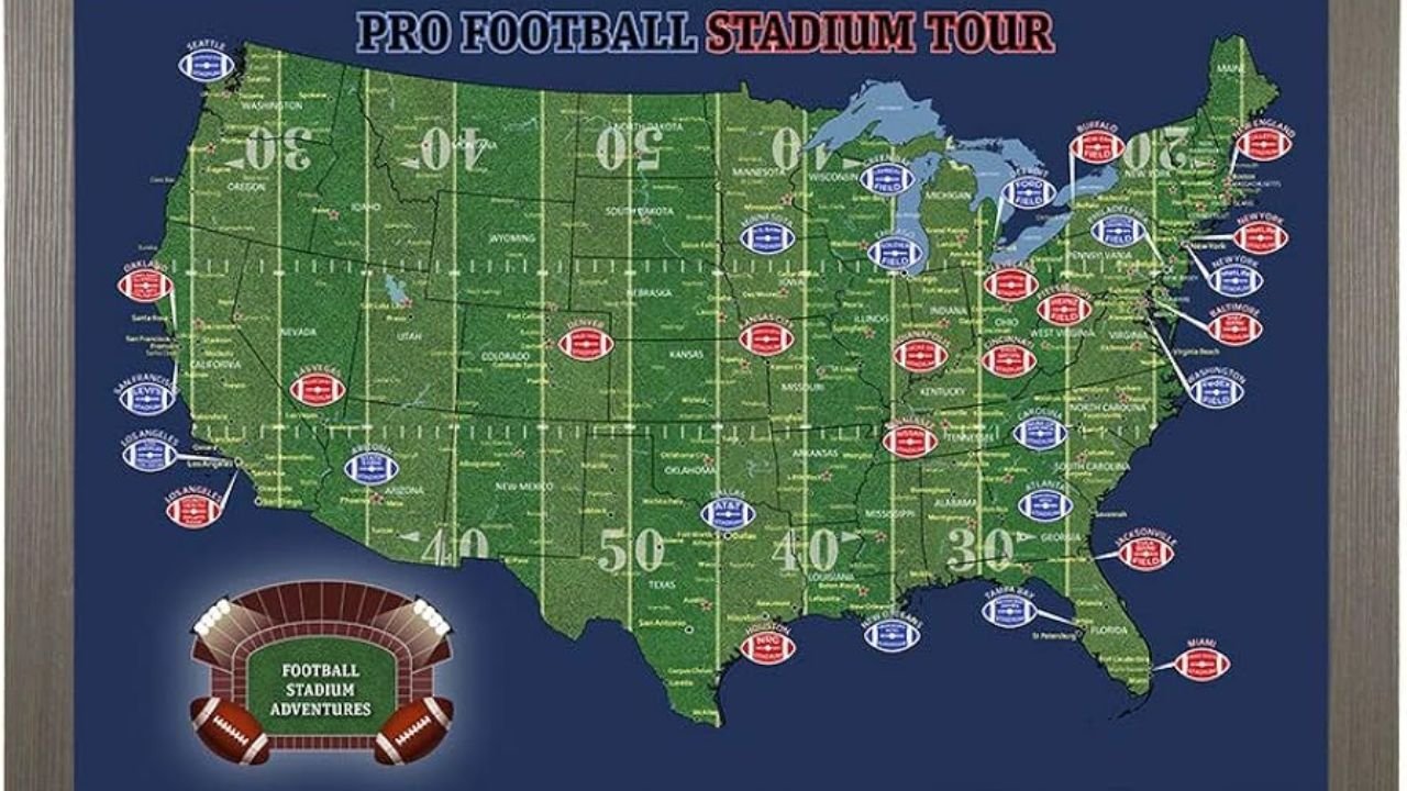 NFL Stadium Map