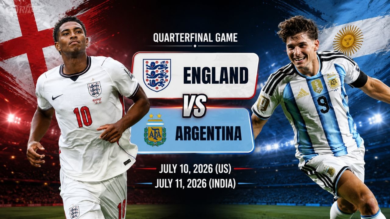 England vs Argentina Prediction: England 52%, Argentina 45%