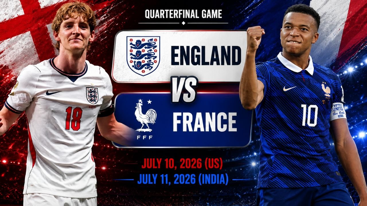 England vs France: 57% Win Chance for France (3rd Place)