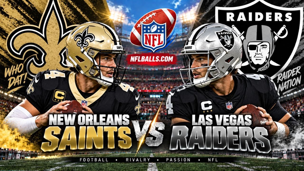 New Orleans Saints vs Las Vegas Raiders Match Player Stats, History, Records & Predictions