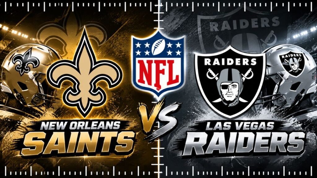 New Orleans Saints vs Las Vegas Raiders Match Player Stats