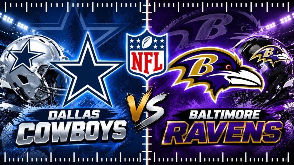 Dallas Cowboys vs Baltimore Ravens Match Player Stats