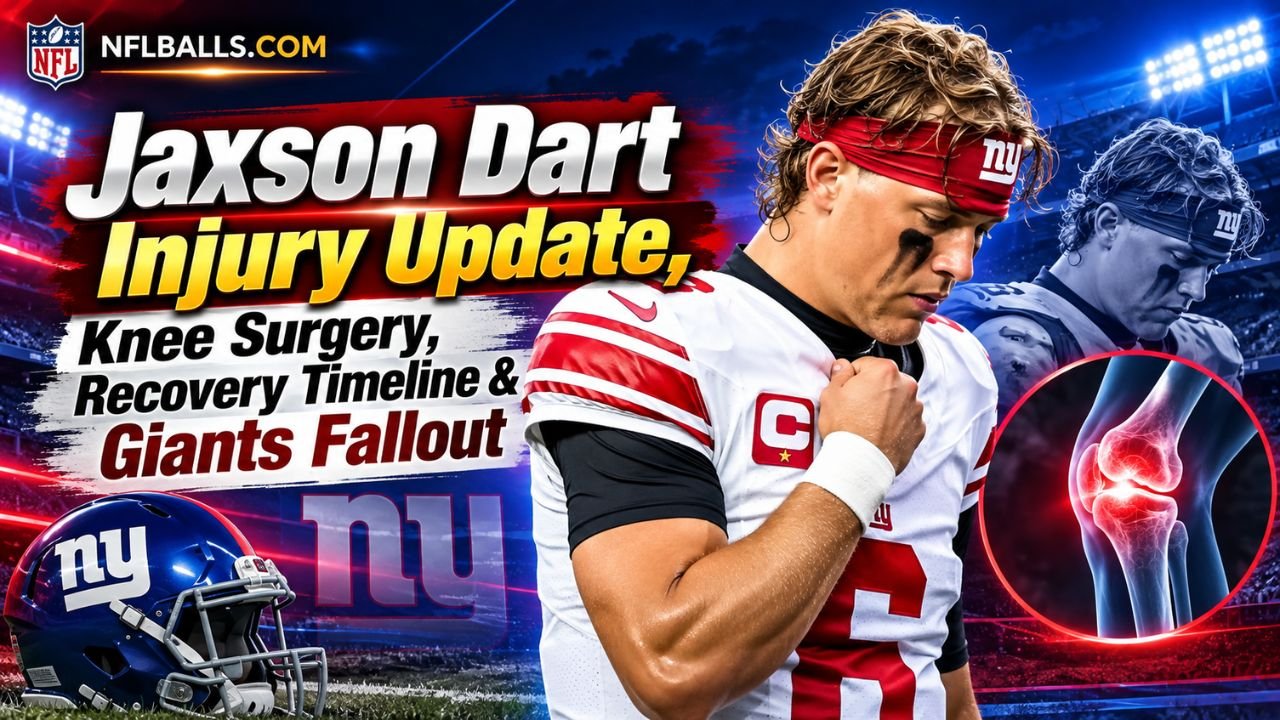 Jaxson Dart Injury Update, Knee Surgery, Recovery Timeline & Giants Fallout