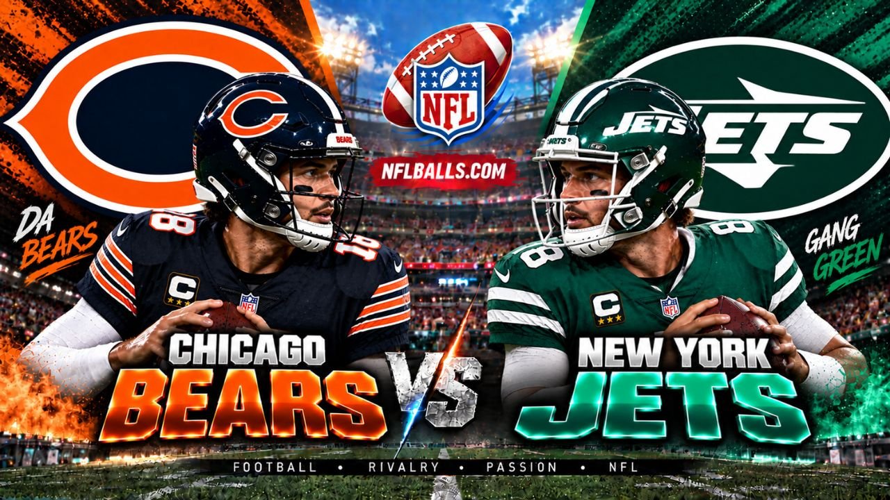 Chicago Bears vs New York Jets Match Player Stats, History, Records & Predictions