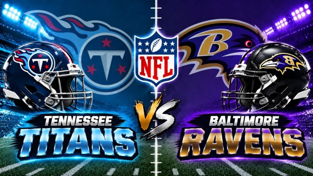 Tennessee Titans vs Baltimore Ravens Match Player Stats