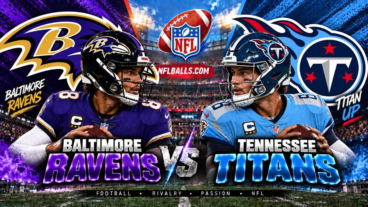 Baltimore Ravens vs Tennessee Titans Match Player Stats, History, Records & Predictions