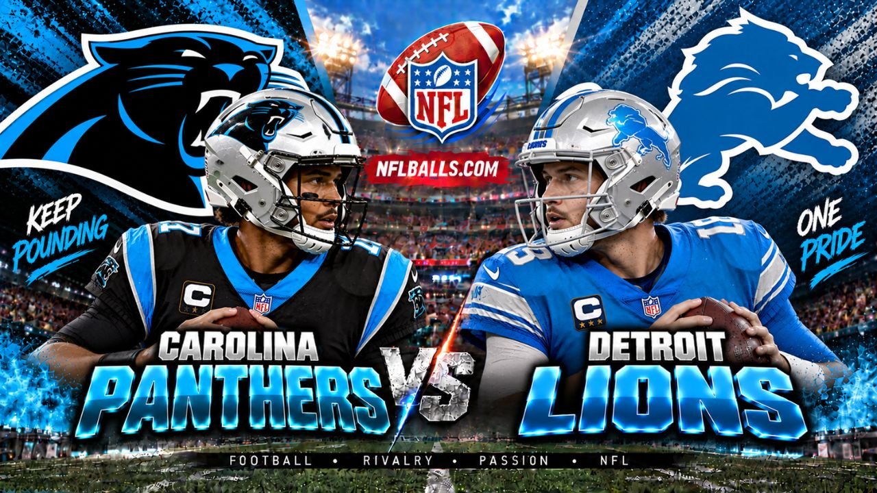 Carolina Panthers vs Detroit Lions Match Player Stats, History, Records & Predictions