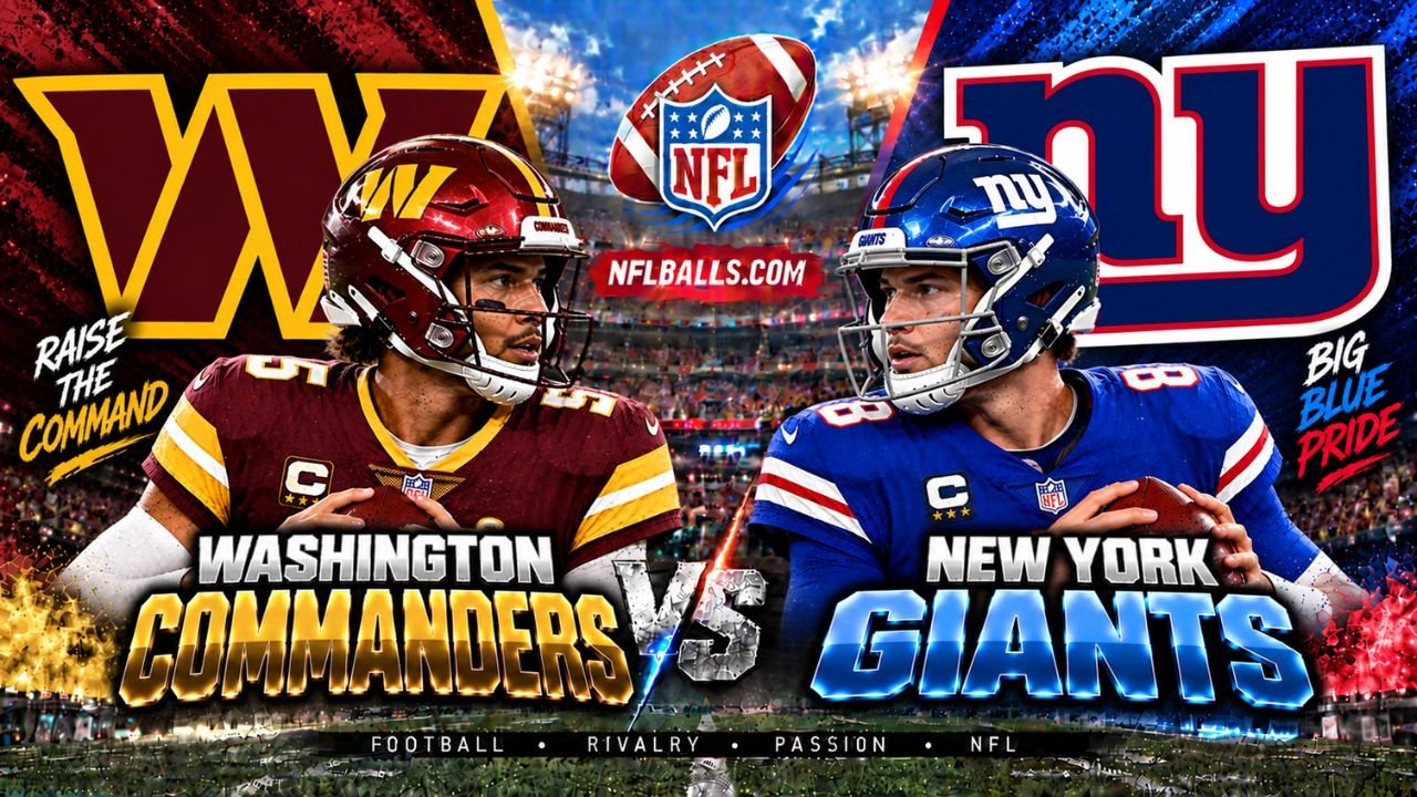 Washington Commanders vs New York Giants Match Player Stats, History, Records & Predictions