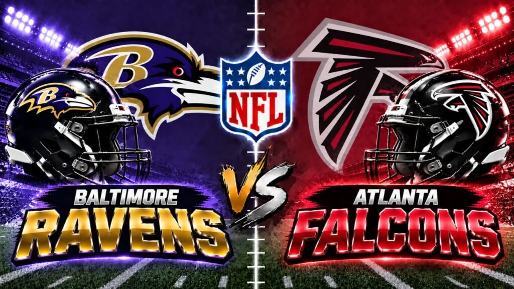 Baltimore Ravens vs Atlanta Falcons Match Player Stats, History, Records & Predictions