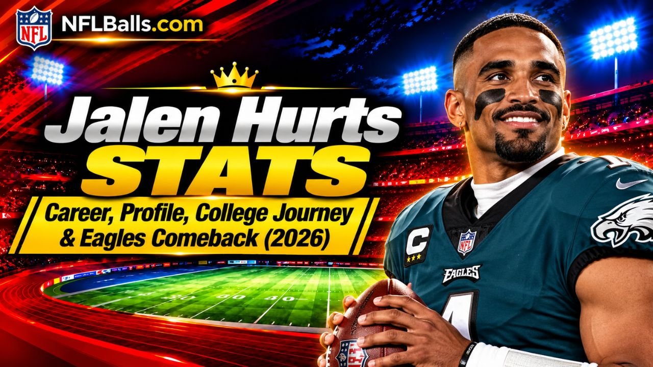 Jalen Hurts Stats 2026: Season Stats, Career Stats, Game Log, Injury Update & QB Comparisons