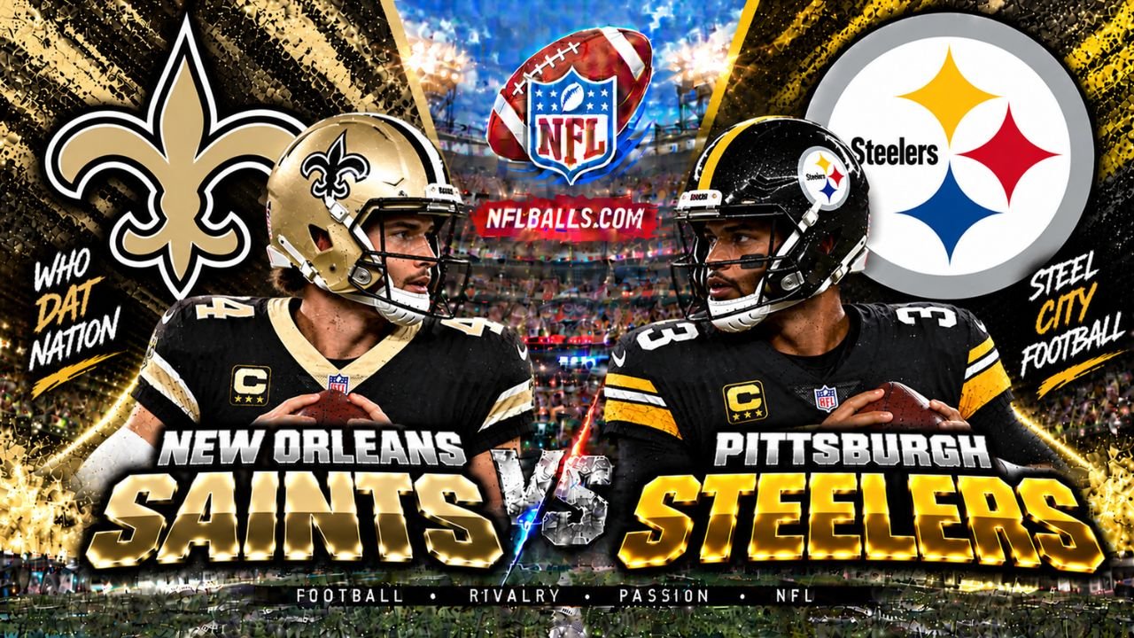 New Orleans Saints vs Pittsburgh Steelers Match Player Stats, History, Records & Predictions